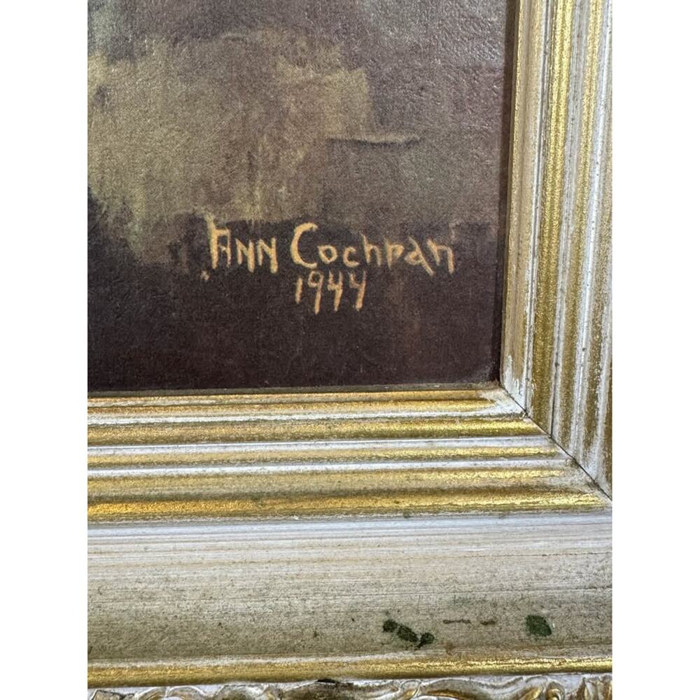 Ann Cochran Summer Splendor 1944 Oil Painting Floral Still Life Framed TV Prop - Picture 2 of 10